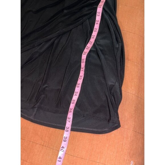 Lauren Ralph Lauren Faux Wrap Sleeveless Stretch Sheath Mini Dress Women's Size - Picture 7 of 10